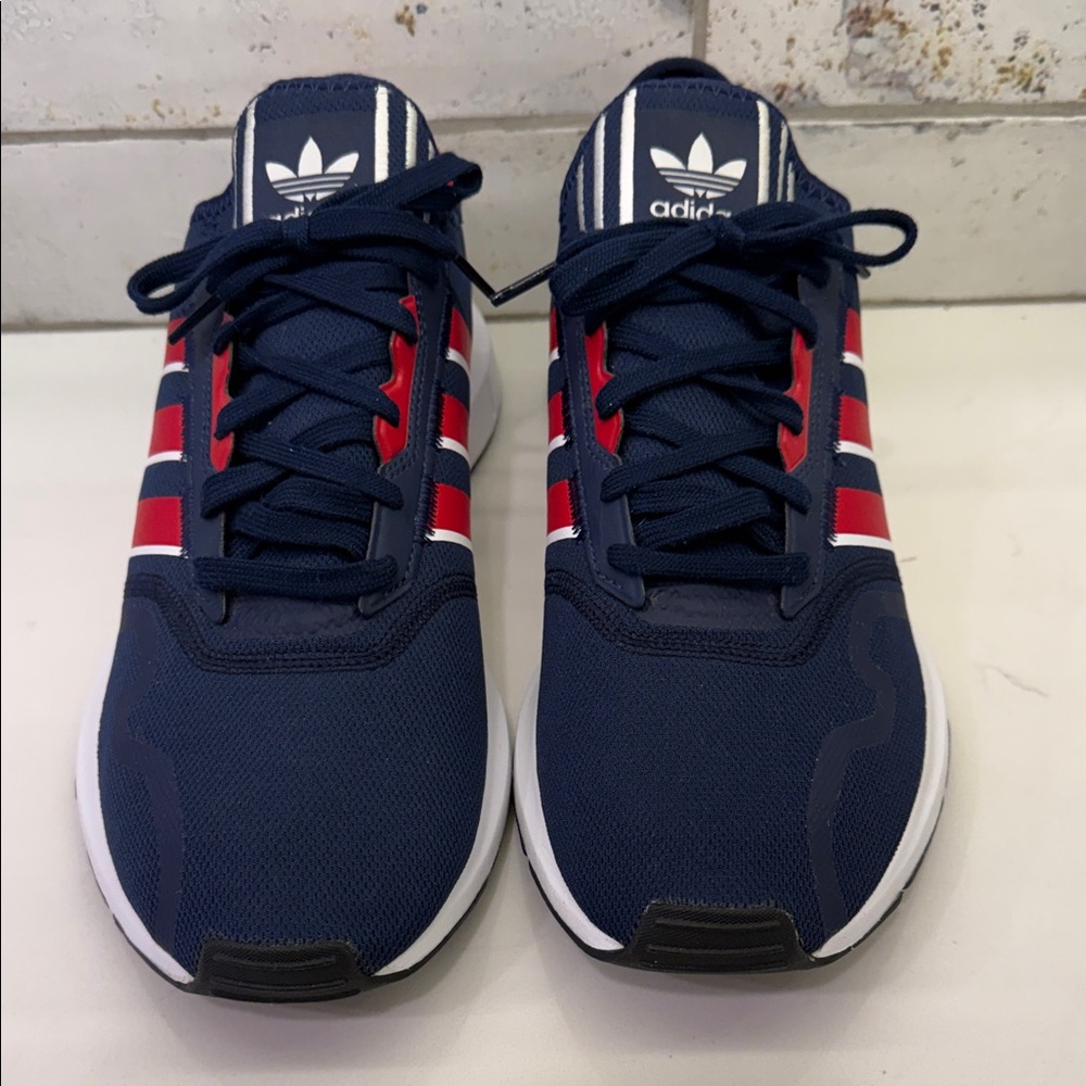 Adidas Swift Run X Men’s 11.5 Running Shoes Navy Red White Athletic Sneakers - Picture 7 of 14